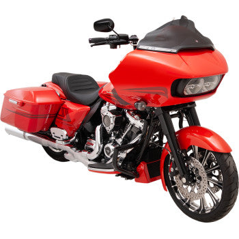 Klock Werks Sport Flare® Windshield 9" Dark Smoke - KWW-01-0326 For Harley Road Glide 2015-2025