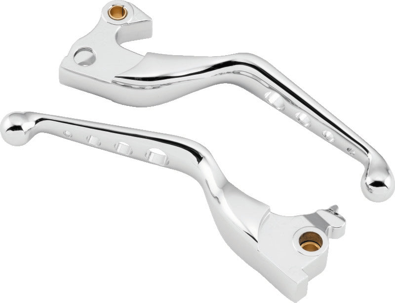 Biker's Choice Bikers Choice Chrome O Series Holed Lever Set - 490874 For Harley Sportster 2014-2021