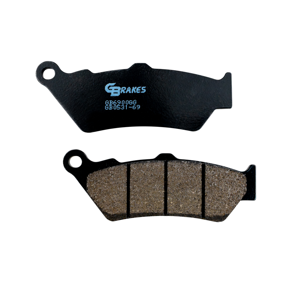 Gbrakes Brake Pads Semi Metallic - GB0531-69 For Harley Street 2016 | BMW Motorcycles 2001-2024 | Ducati Motorcycles 2011-2016