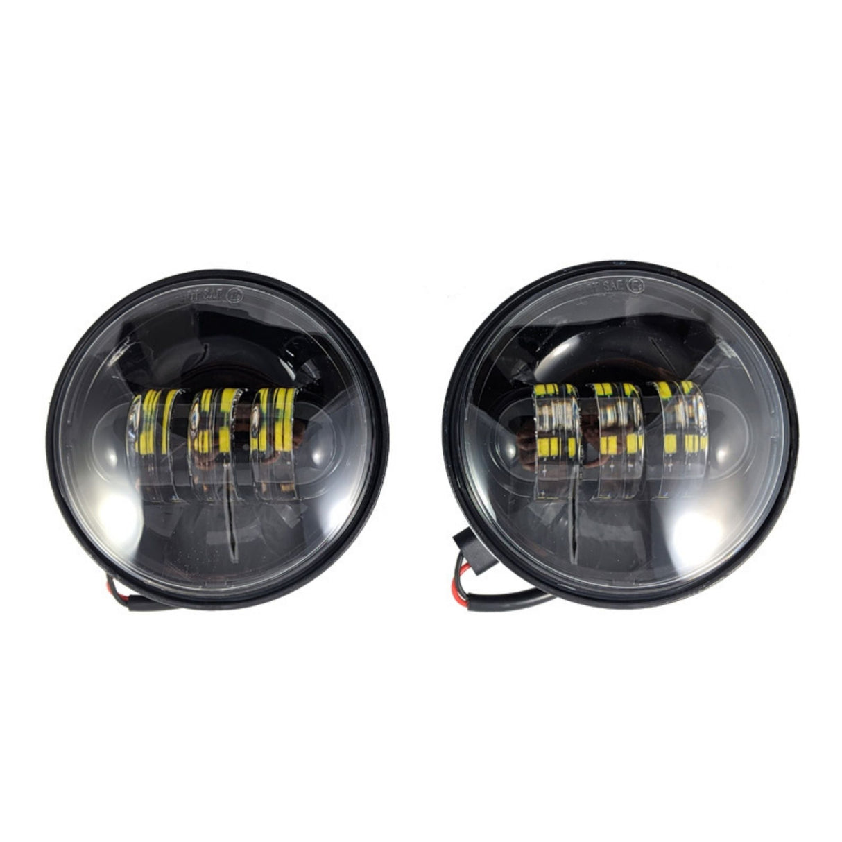 Original Garage Moto 4.5'' OG LED Auxiliary Projector Lamps For Harley Electra Glide / Softail / Road King 1983-2026