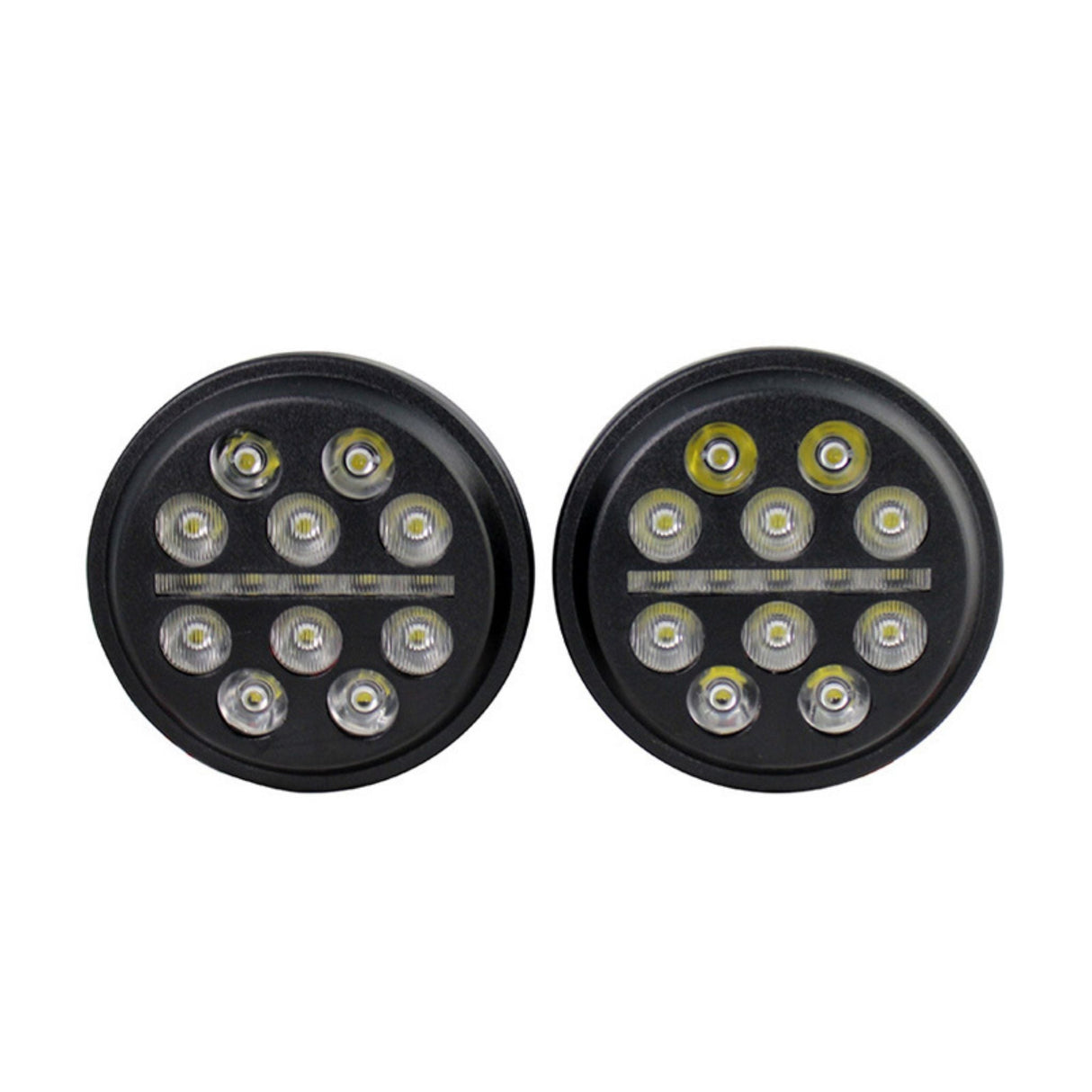 Original Garage Moto 4.5'' OG X-Series LED Auxiliary Projector Lamps - L-HL-09-BK