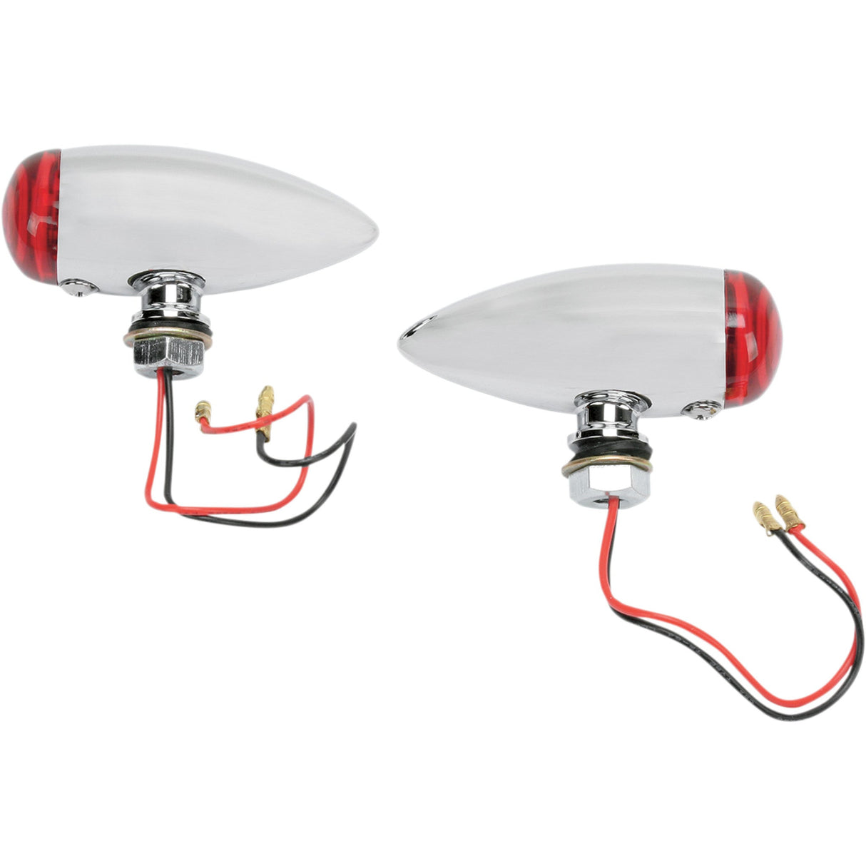 DRAG SPECIALTIES Chrome Marker Lights — Light Bullet LED - Smooth