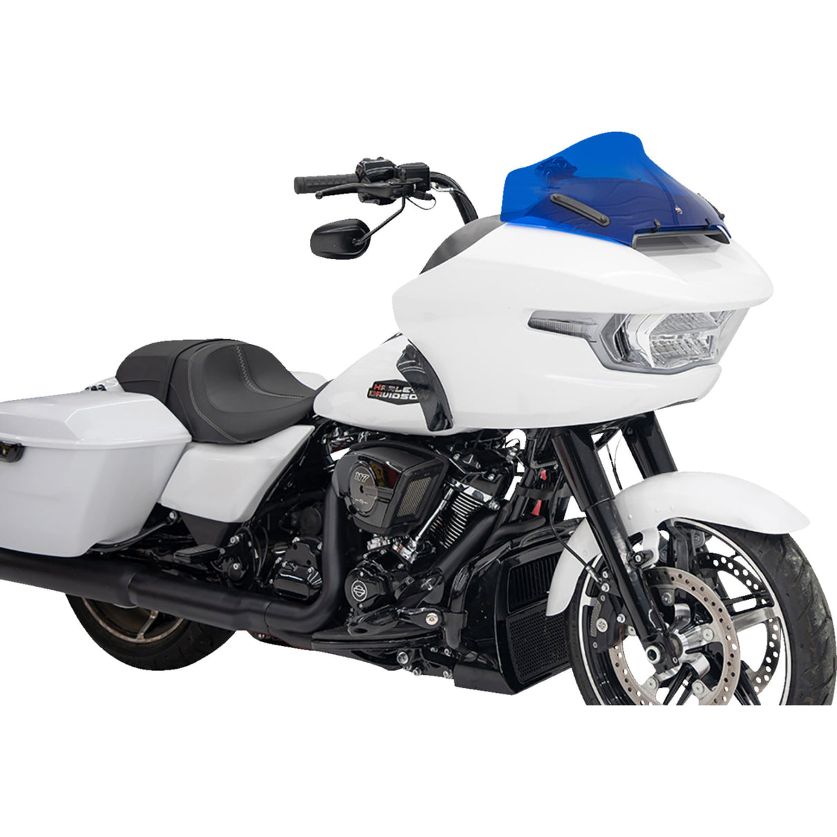 Klock Werks Kolor Flare® Windshield 10" Blue - KWW-01-0719 For Harley Road Glide 2023-2026