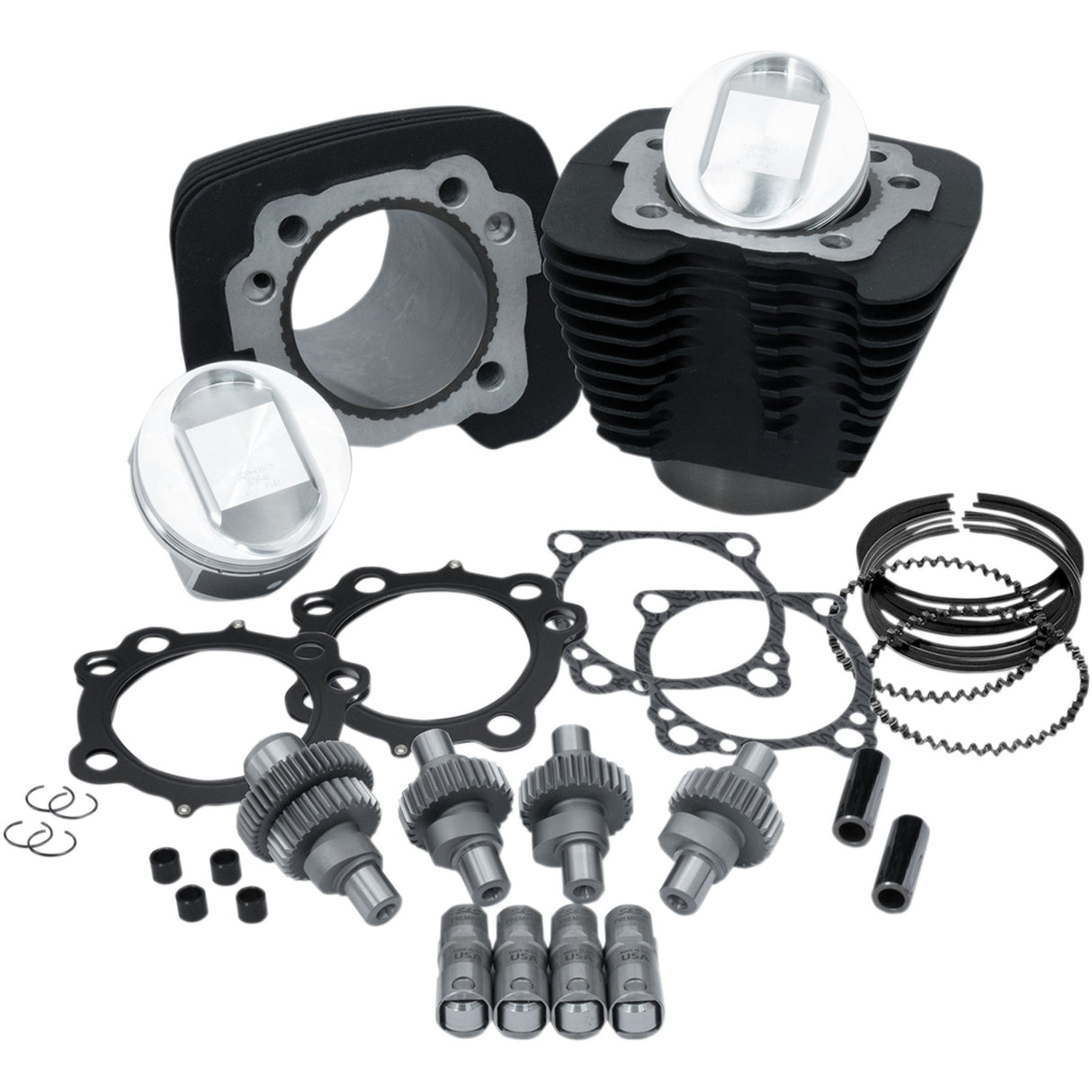 S&S CYCLE 0903-1302 910-0701 Hooligan Engine Performance Kit - Hooligan Engine Performance Kit -1250cc - Black