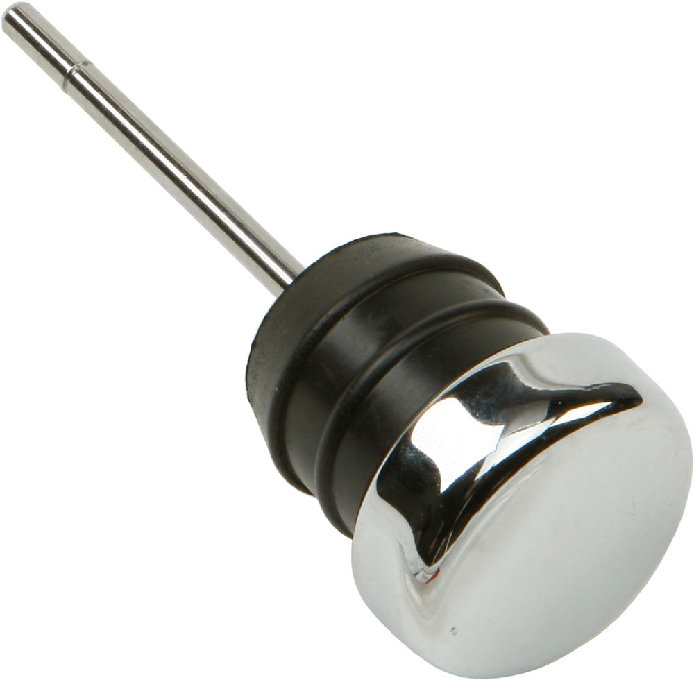 Harddrive 02-006 OIL Tank Rubber Filler Plug Chrome For Harley 1982-2003