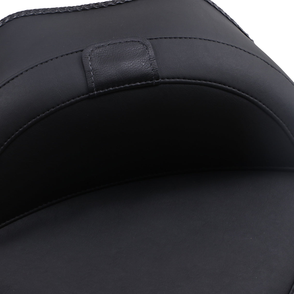 Mustang Wide Solo Seat With Removable Backrest With Backrest Vintage Black Smooth FL FX - 79742 For Harley Blackline / Softail Slim 2011-2017