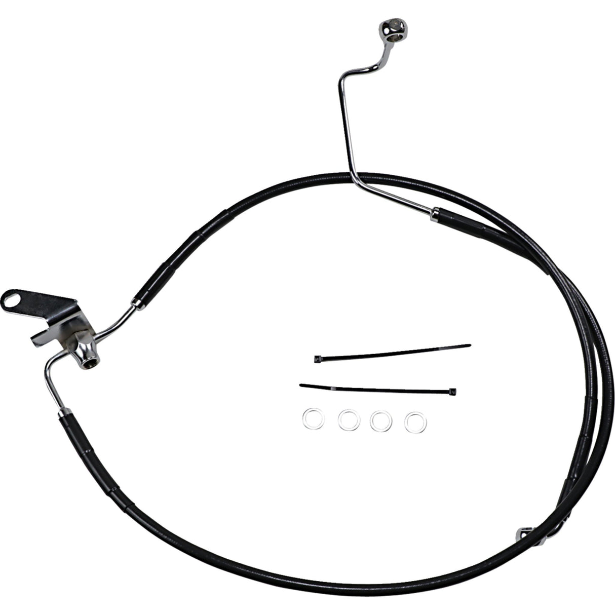 DRAG SPECIALTIES Extended Length Brake Line Kit - Softail