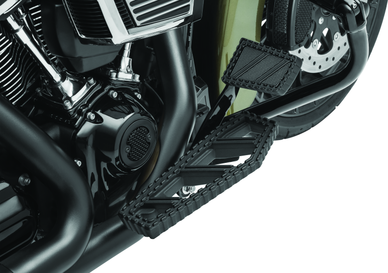 Kuryakyn 3575 Riot Brake Pedal Pad FL Models Satin Black