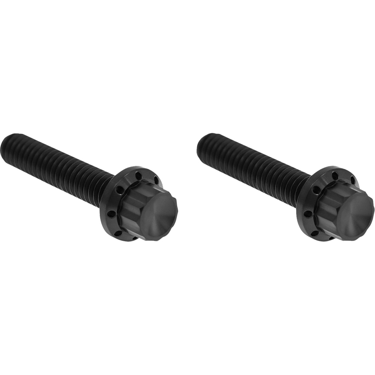 ARLEN NESS 2401-1816 300-707 Transmission Side Cover Titanium 12-Point Bolt Cover Bolt Kit - Hydraulic Clutch - Titanium - 12-Point - M8/Twin Cam - Black