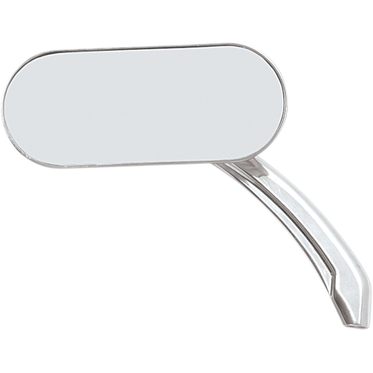 Drag Specialties Oval Mirror Side View Oval Chrome Each