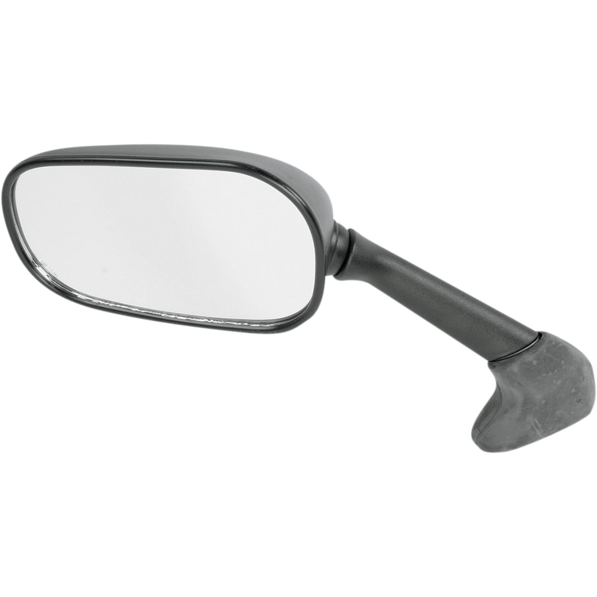 EMGO 0640-0184 20-80552 OEM-Style Replacement Mirror Mirror - Side View - Rectangle - Black - Left