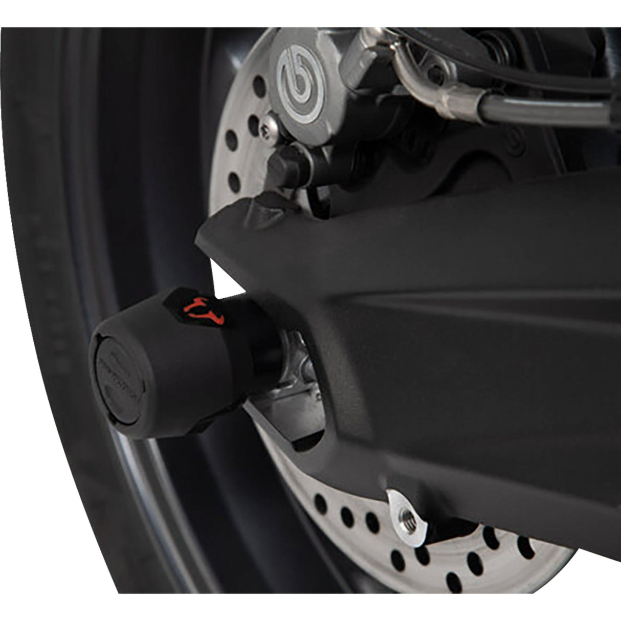 SW-MOTECH 0505-2235 STP.06.176.10201/B Rear Axle Slider Axle Sliders - Rear - Set - Yamaha