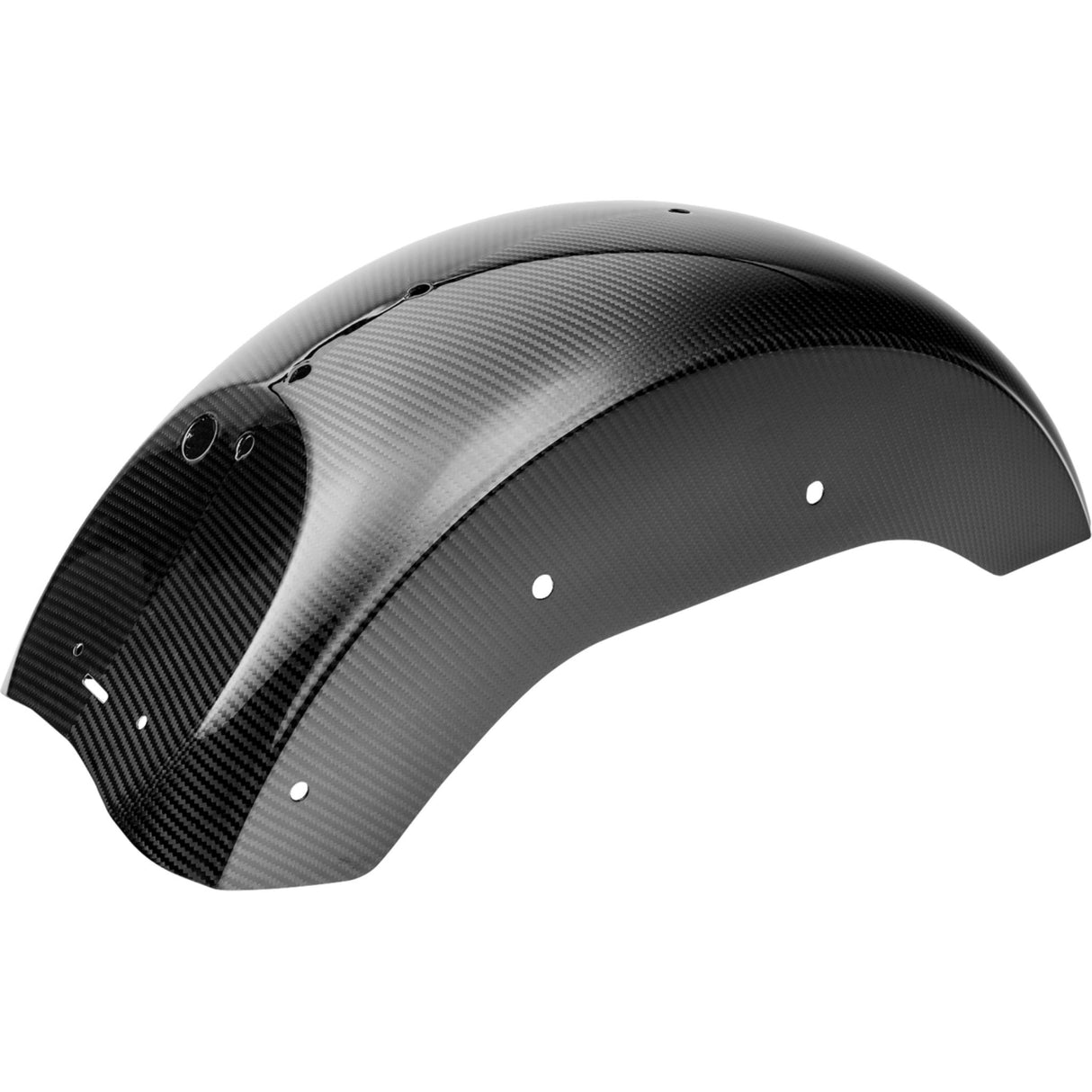 Slyfox Carbon Fiber Rear Fender Rear Gloss Black - 1033-RF1C For Harley Softail Low Rider 2018-2025