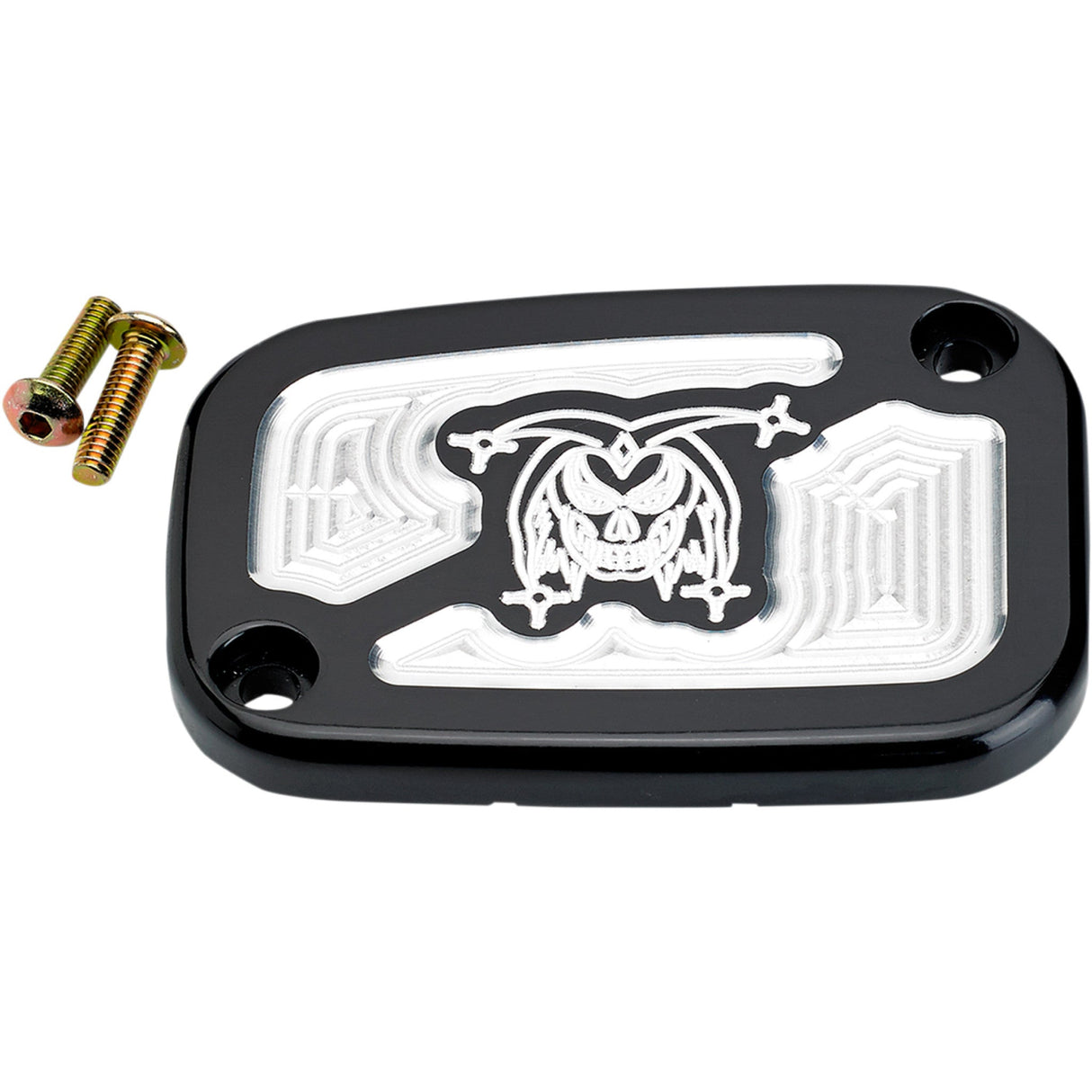 Joker Machine Front Brake Master Cylinder Cover Joker Black - 08-003B For Harley Touring 2008-2025