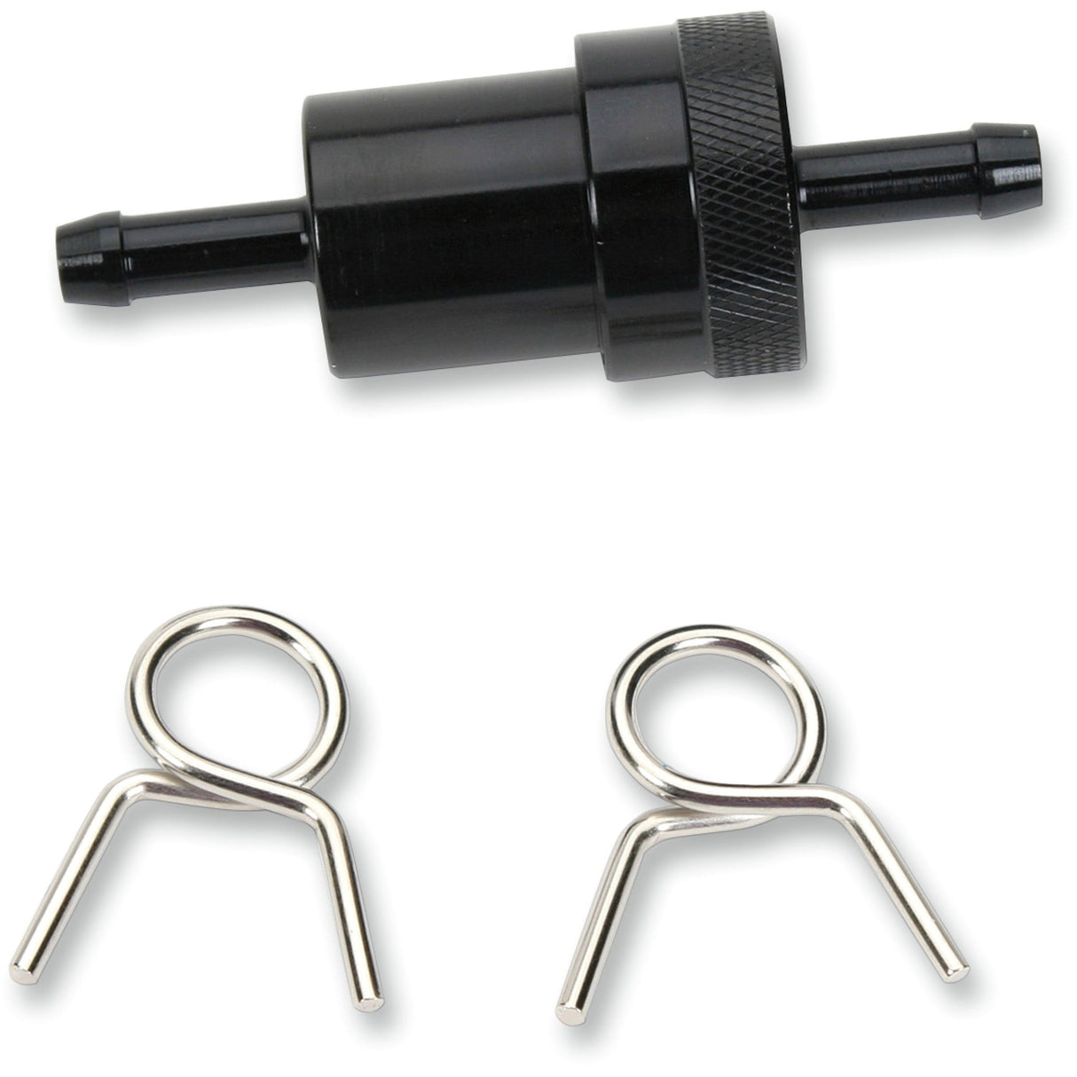 EMGO 14-34472 14-34472 Anodized Aluminum Fuel Filter black - 1/4"