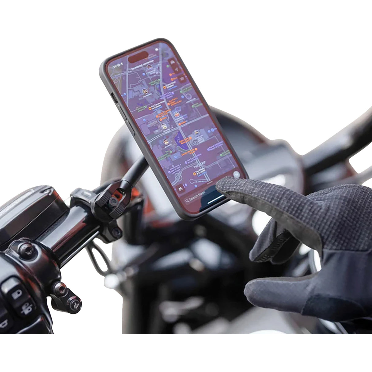 SP CONNECT 0636-0620 52872 3D Phone Mount 1-1/2" - black