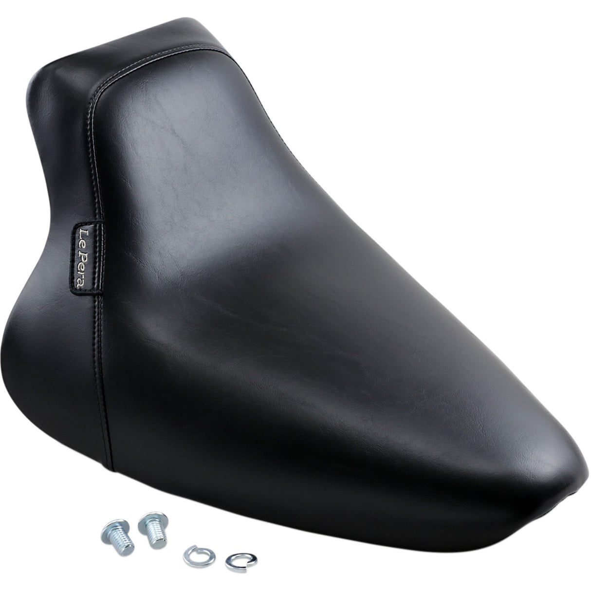 LePera Bare Bones Solo Seat Smooth Black - LGX-007 For Harley Softail 2000-2007