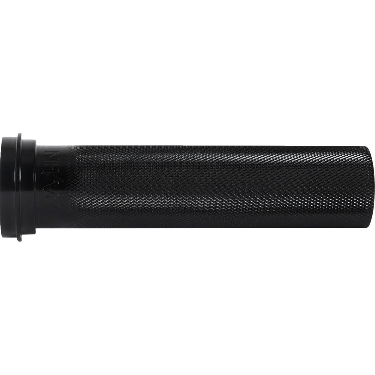 Thrashin Supply CO. Throttle Tube Knurled 1" TBW Black - TSC-2704-1 For Harley Motorcycles 2008-2023