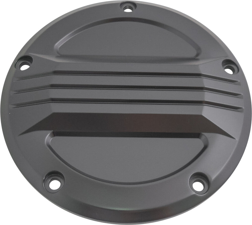 Harddrive Custom Derby Cover Black Twin Cams - B-38-1B For Harley Motorcycles 1999-2013