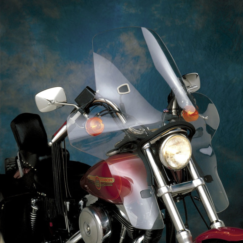 National Cycle N8513-01 88-21 Harley XL/FXR/FXD/86-91 BMW R80G/R100GS/15-23 Ducati Scrmblr Plexifairing 3-Clr