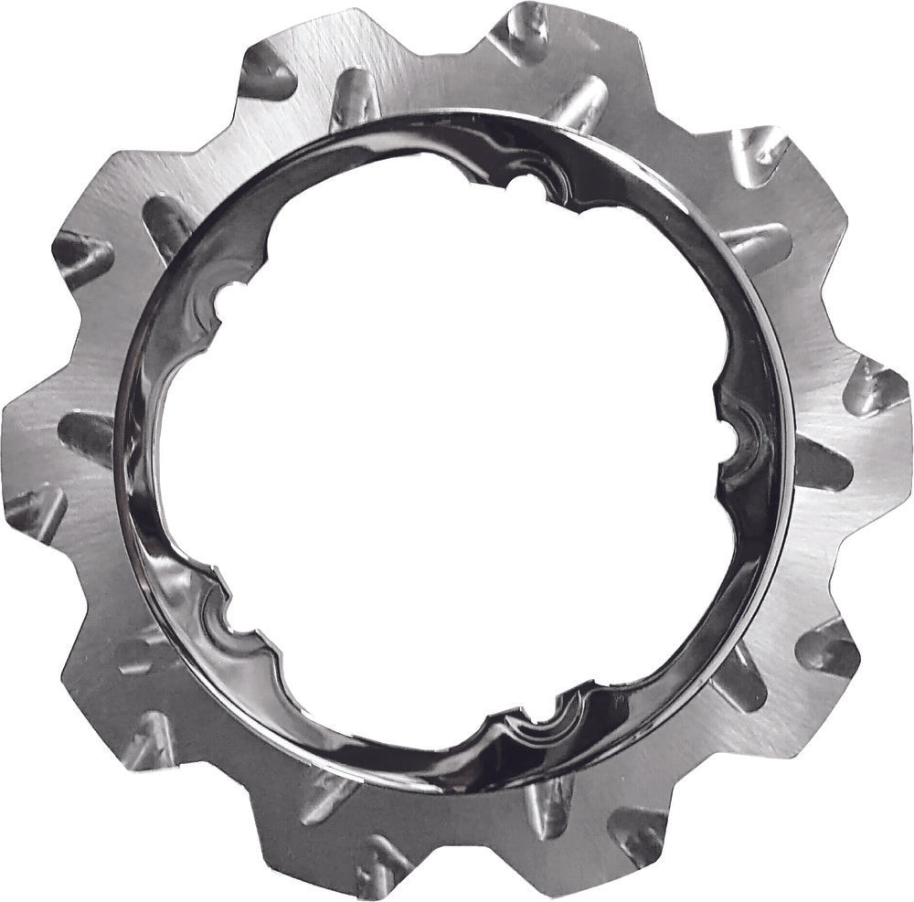 Lyndall Brakes High Carbon Steel Perimeter Rotor Chrome 11.8" - 2003-1022 For Harley Night / Street / Rod 2006-2017