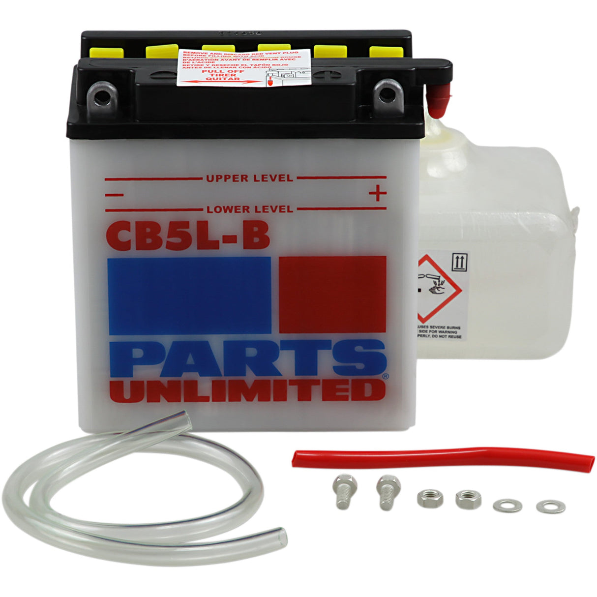 Parts Unlimited Heavy-Duty 12v Battery Kit YB5L-B For Honda ATV/UTV Models 1982-1984 | Husqvarna TC 250 1969