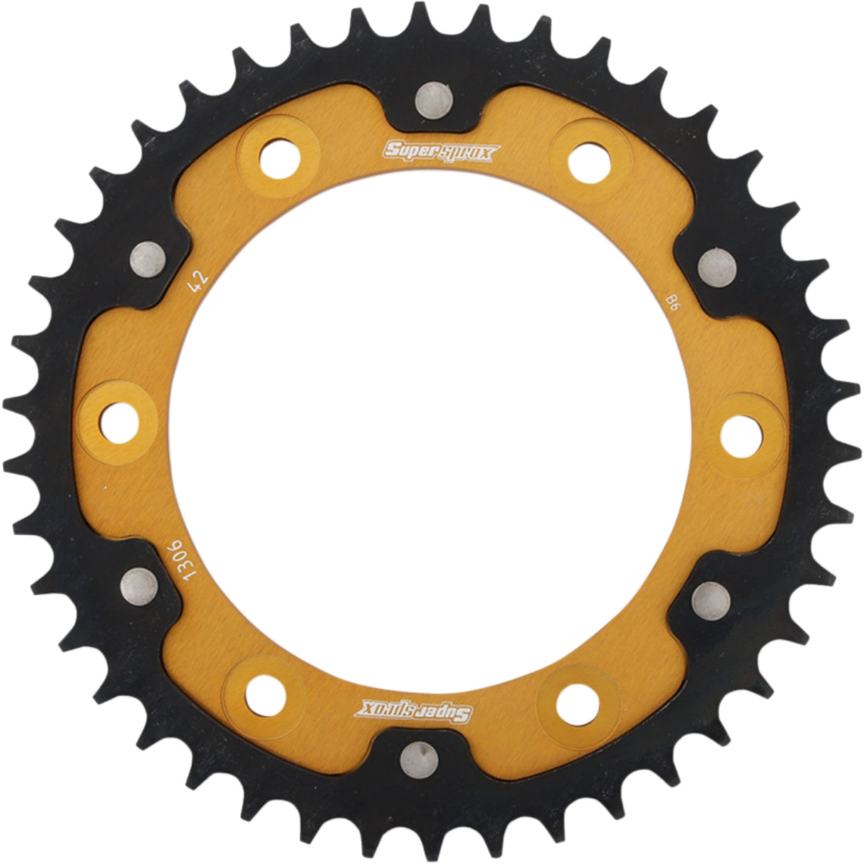SUPERSPROX 1210-1945 RST-1306-42-GLD Stealth Rear Sprocket 42 tooth - gold - honda