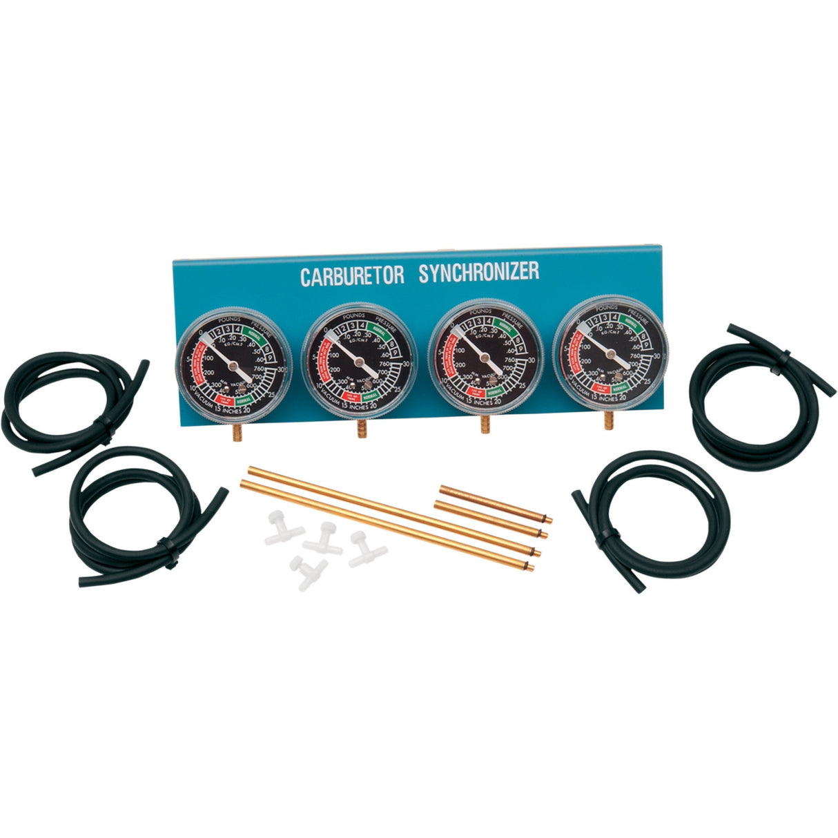PARTS UNLIMITED 3804-0005 Carburetor Synchronizers Vacuum Synchronizer 4-Carburetor Set