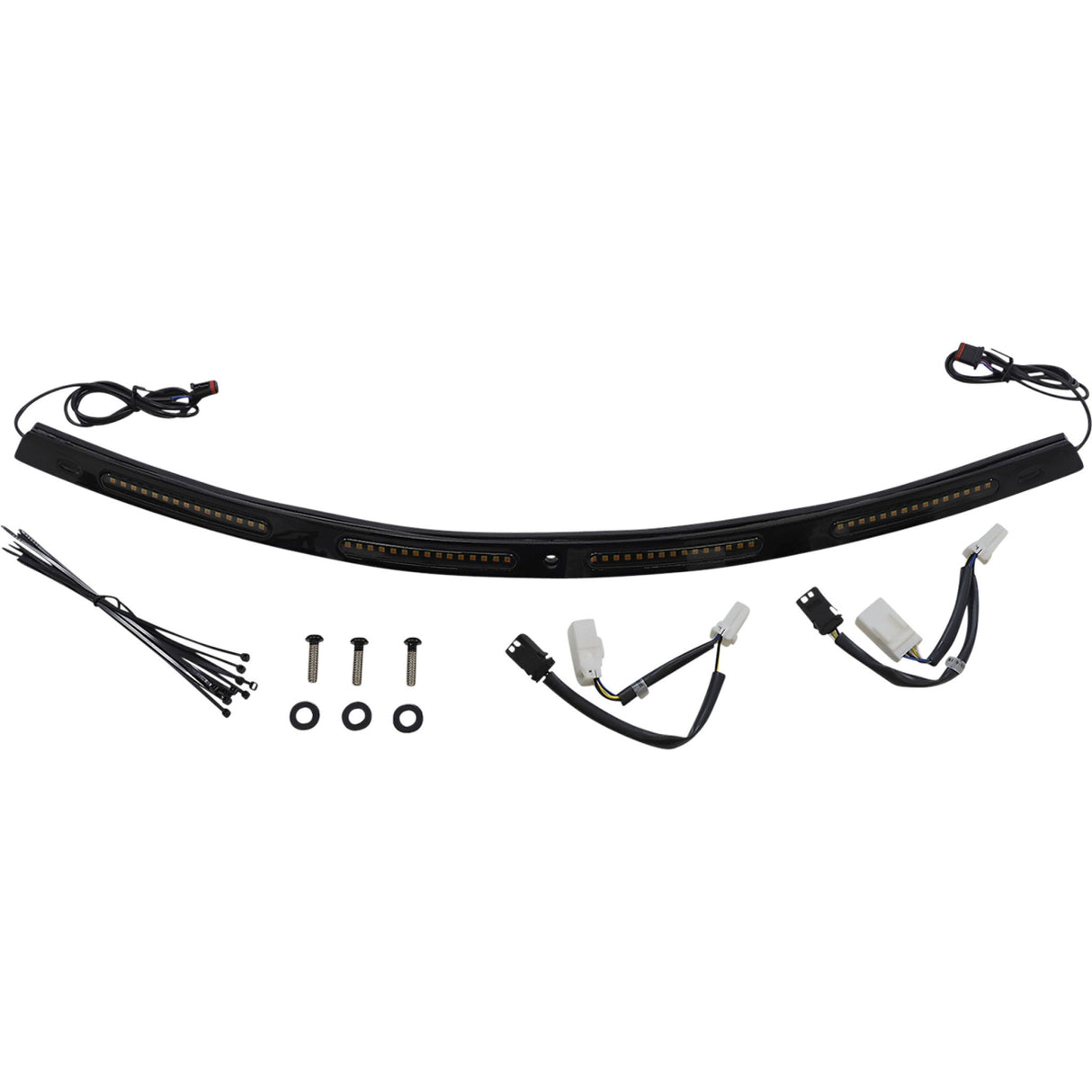 CUSTOM DYNAMICS 2040-2826 CD-WT2-SEQ-01-B Genesis® 4 Dynamic LED Batwing Windshield Trim - Sequential Turn Signals - Black