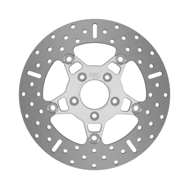 EBC Powersports 2006 Harley Davidson V-Rod Vrsca (With Brembo & Solid Cast Whl) Frt Left Right Floating Conv Rotor - MD516X For Harley Rod 2009-2017