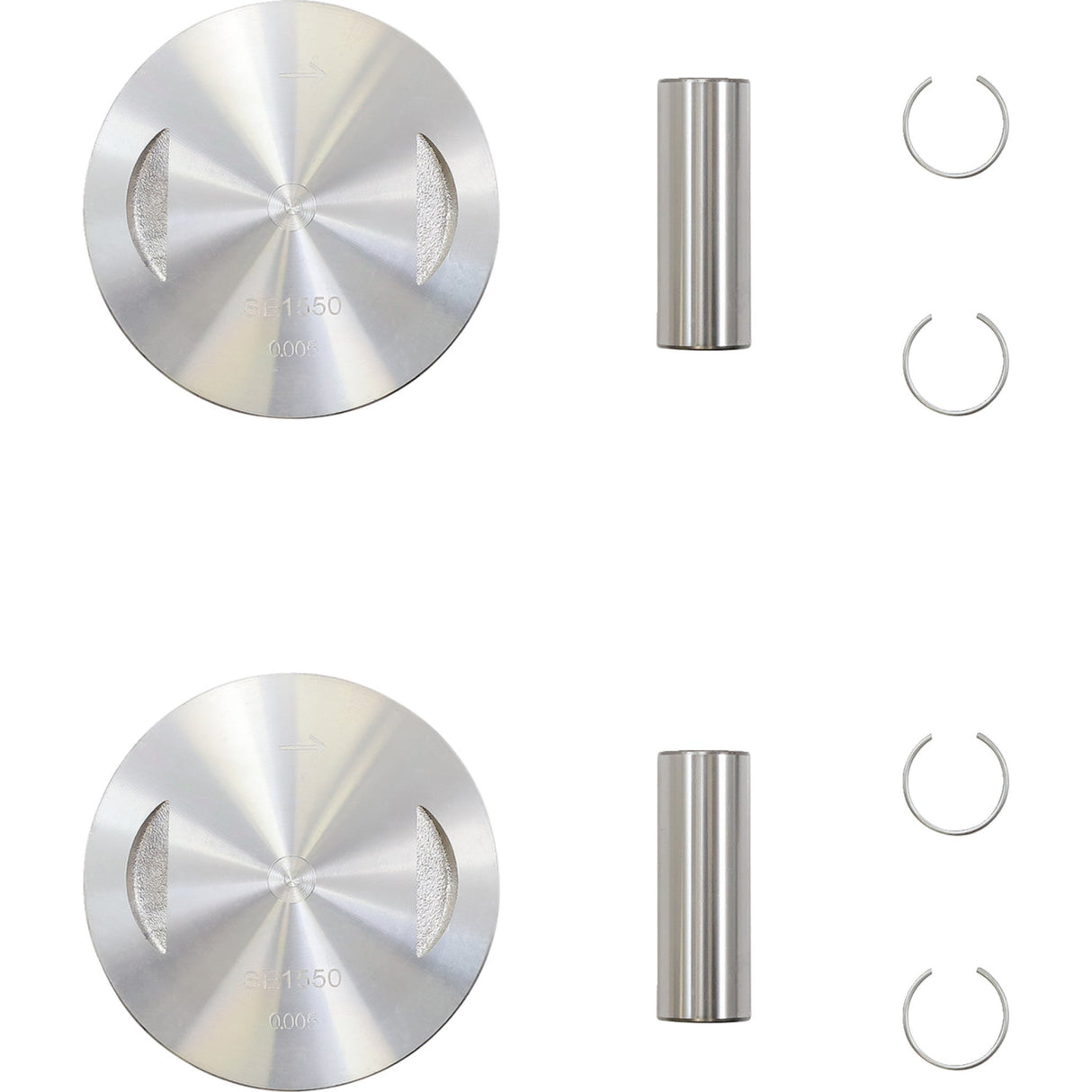 DRAG SPECIALTIES 0911-0081 Replacement Piston Kit Piston Kit - +.005" - Twin Cam