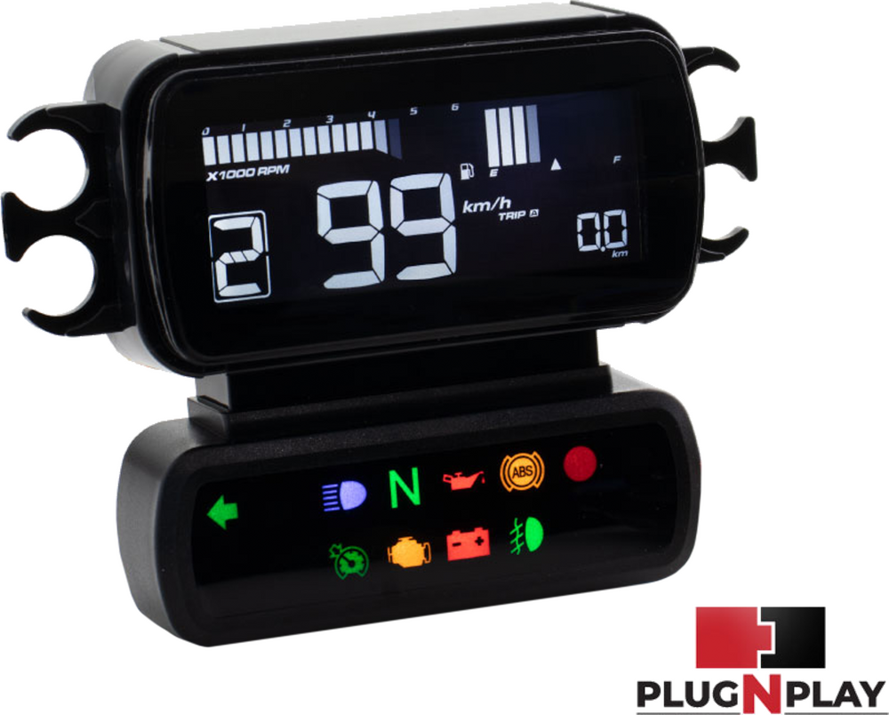 Koso North America LCD HUD Gauge ` Fxst Fxlrst ` Fxbbs,fxbrs - BA080000 For Harley Softail 2018-2022