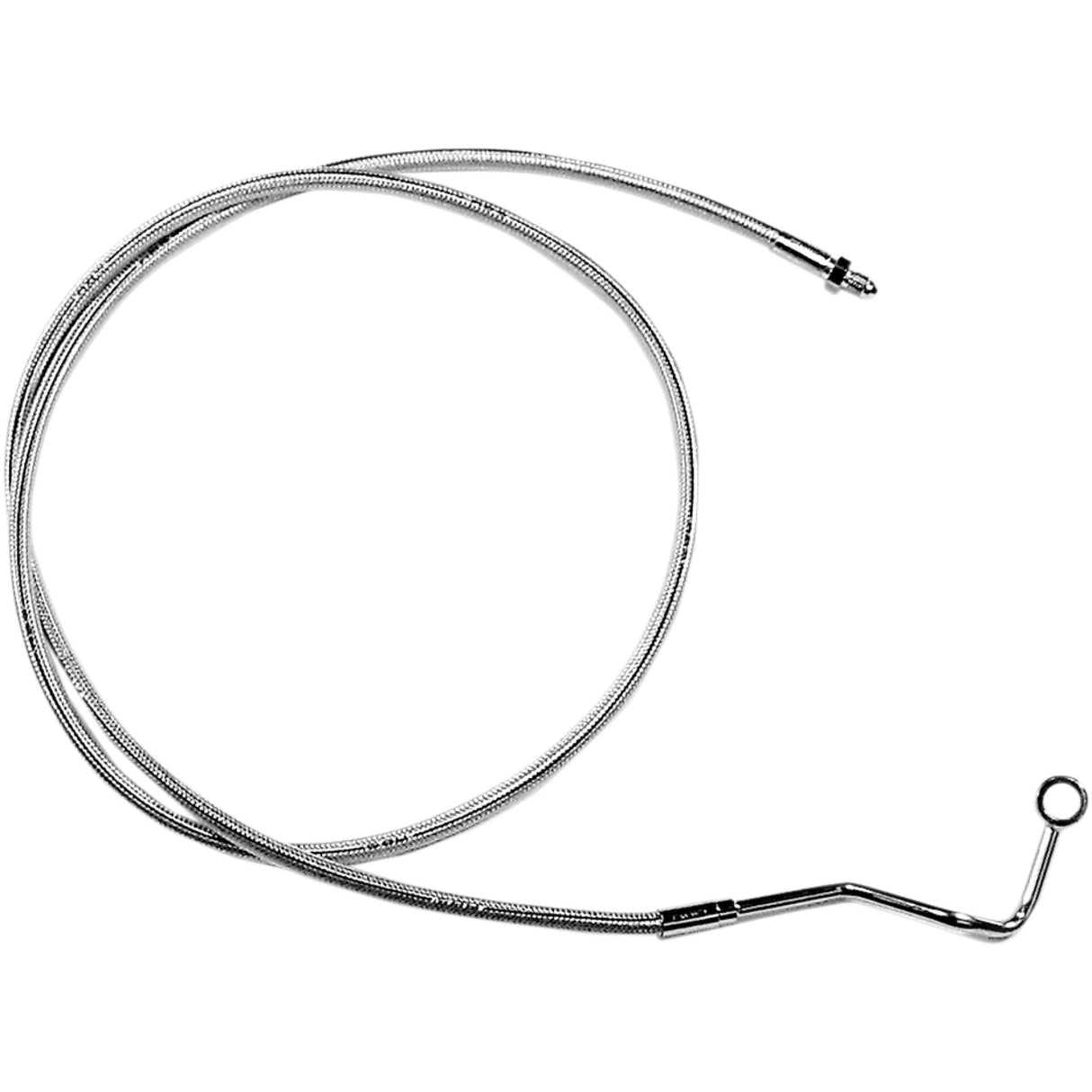 Magnum Shielding Designer Series ABS-Specific Mid Brake Line Kit ABS Sterling Chromite II - AS37015 For Harley Touring 2014-2024
