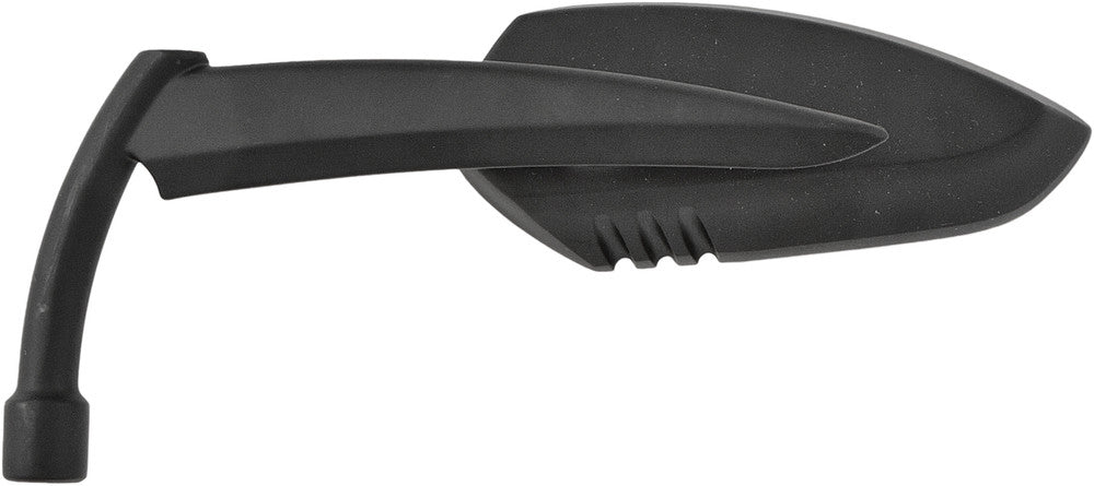 Harddrive 820-0817L 18-504L MIRROR APACHE W/ KNIFE STEM MATTE BLACK LEFT