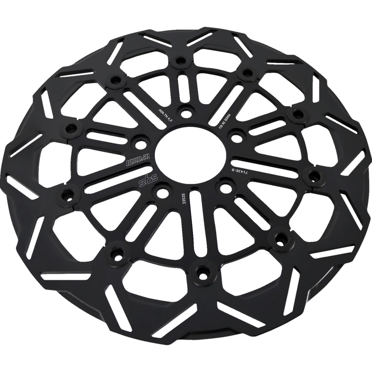SBS 1710-4783 7143E-B Brake Rotor 10-spoke