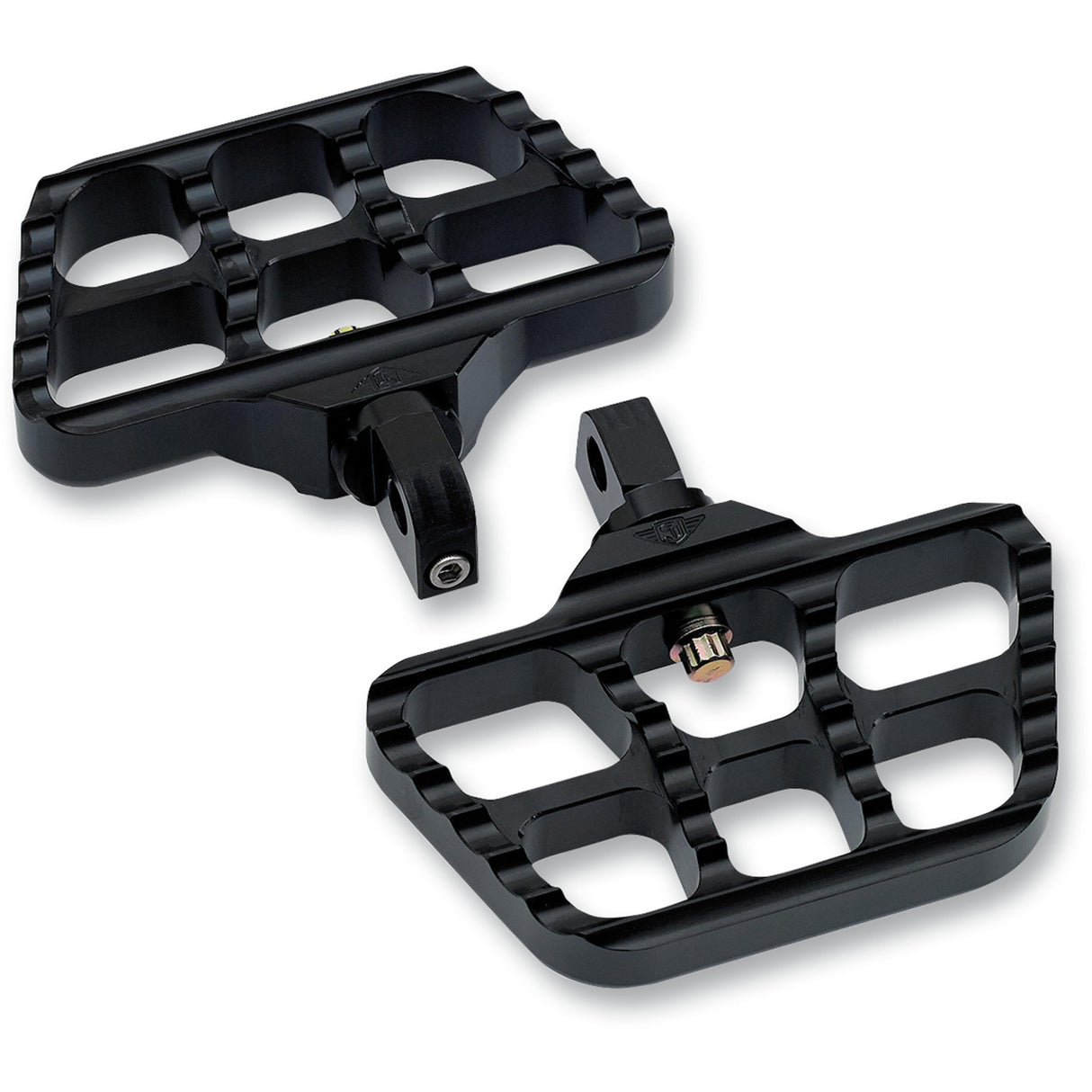 Joker Machine Mini Serrated Floorboards Black Indian Victory - 08-644-5B For Indian Scout 2015-2025 | Victory Octane 2017