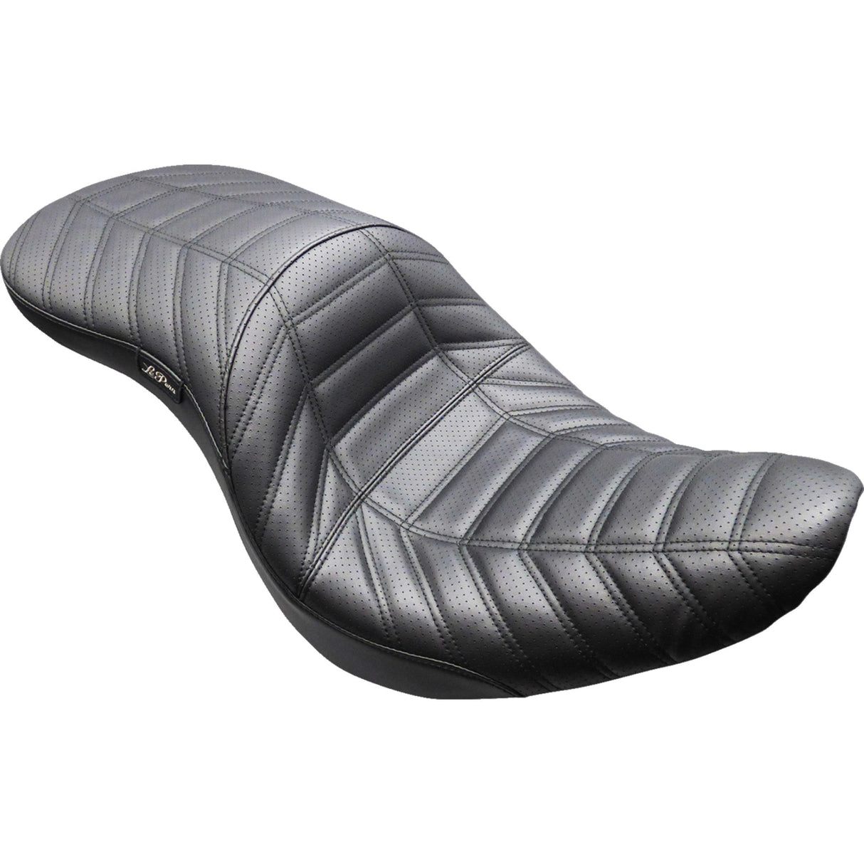 LePera Maverick Seat Track Pleated FL FX - LYR-910 INDY For Harley Softail 2018-2025