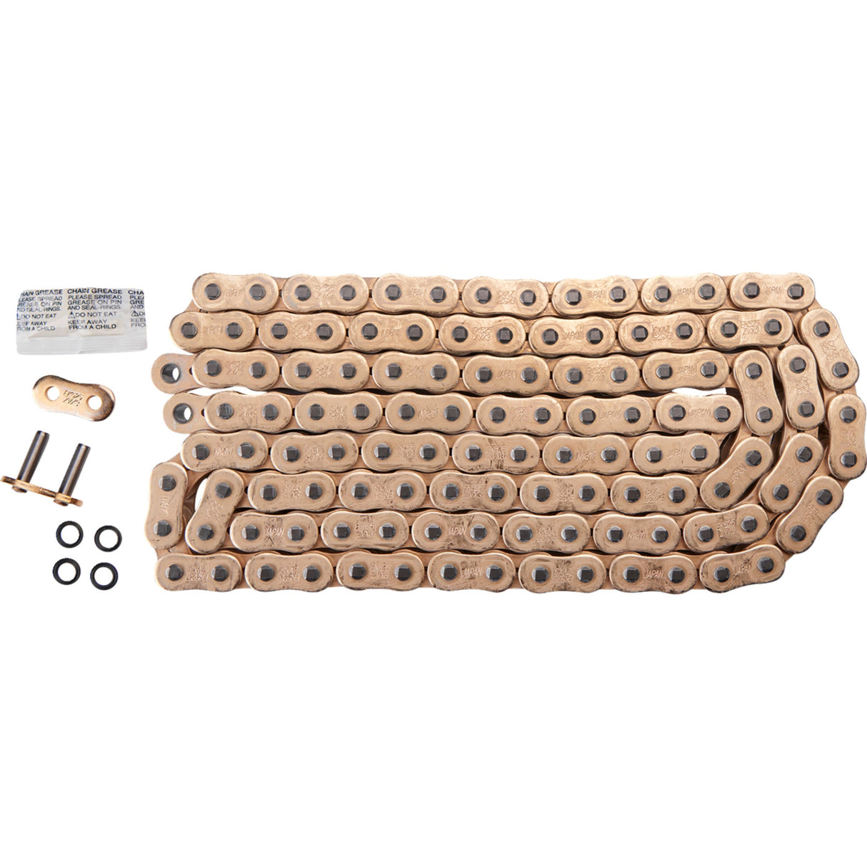 EK 1223-0680 525ZVX3-120G 525 ZVX3 Extreme Sportbike Series Chain 525 ZVX3 - Sportbike Chain - 120 Links - Gold
