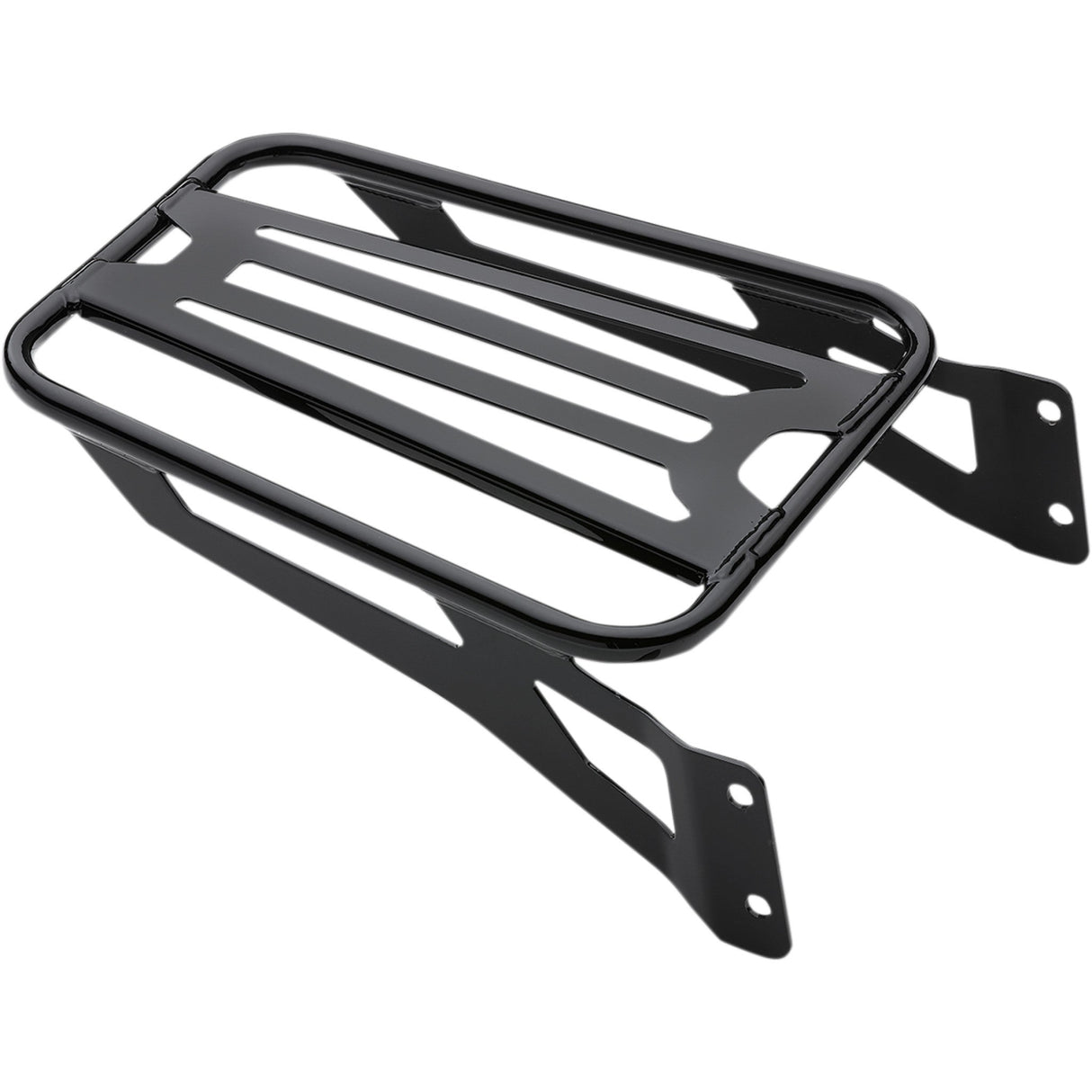 Cobra Luggage Rack For Detachable Backrest Black Tubular - 602-3500B For Harley 2000-2019