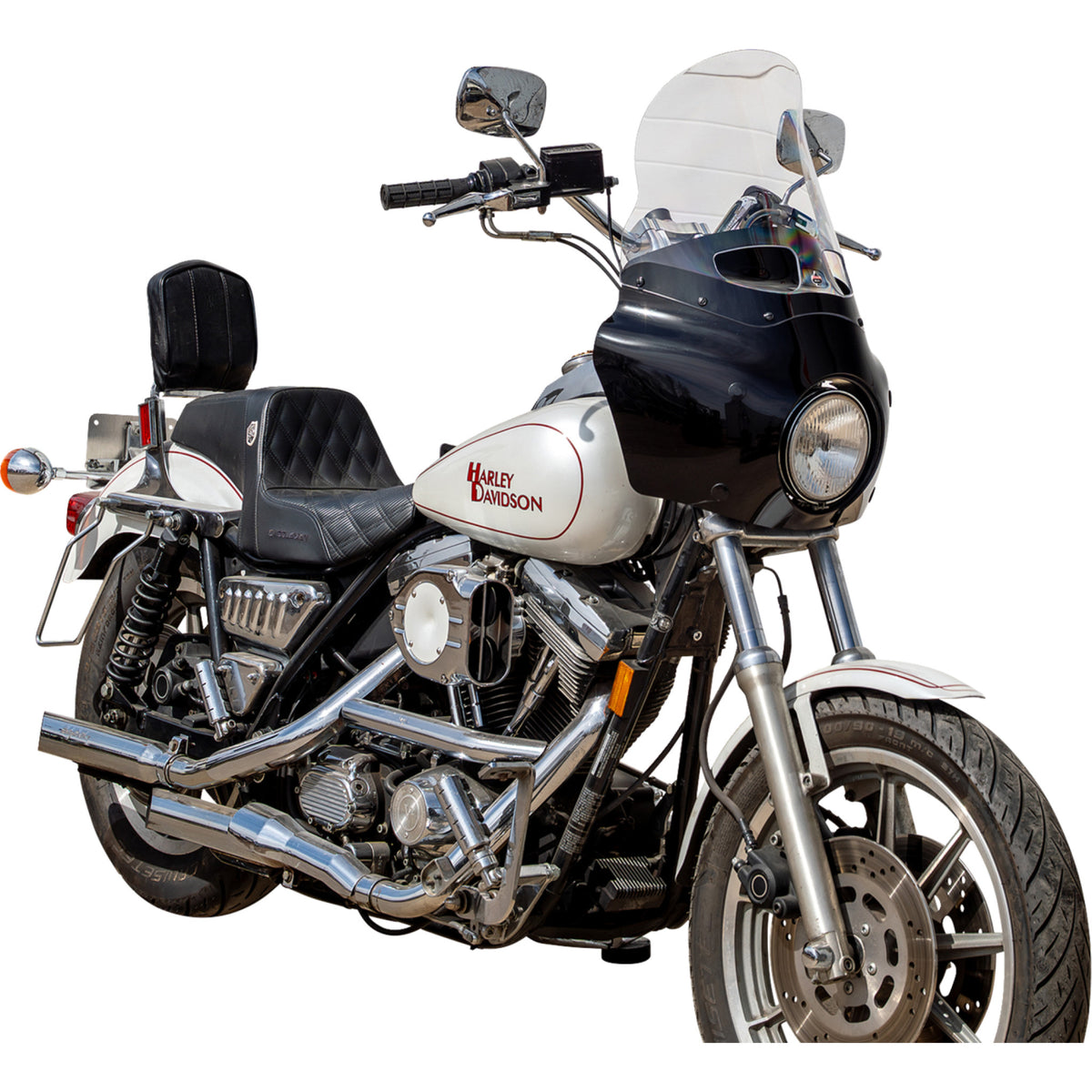 KLOCK WERKS 2310-1011 KWW-06-0613-C Flare® Windshield for Road Warrior Fairing Flare® Windshield - Road Warrior Fairing - 15" - Clear