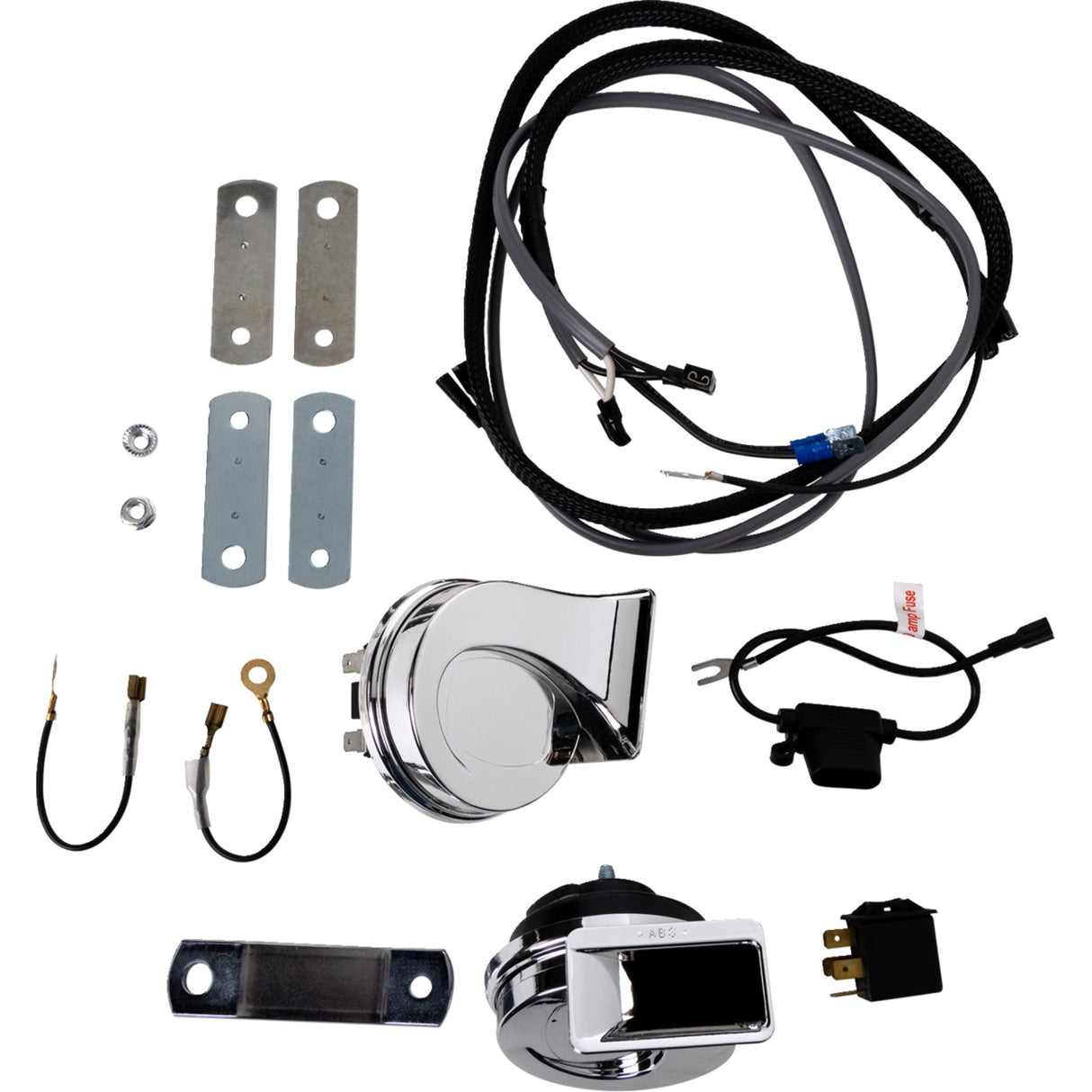 Rivco Products Electric Horn Black - EH275K For Harley Touring 1999-2021