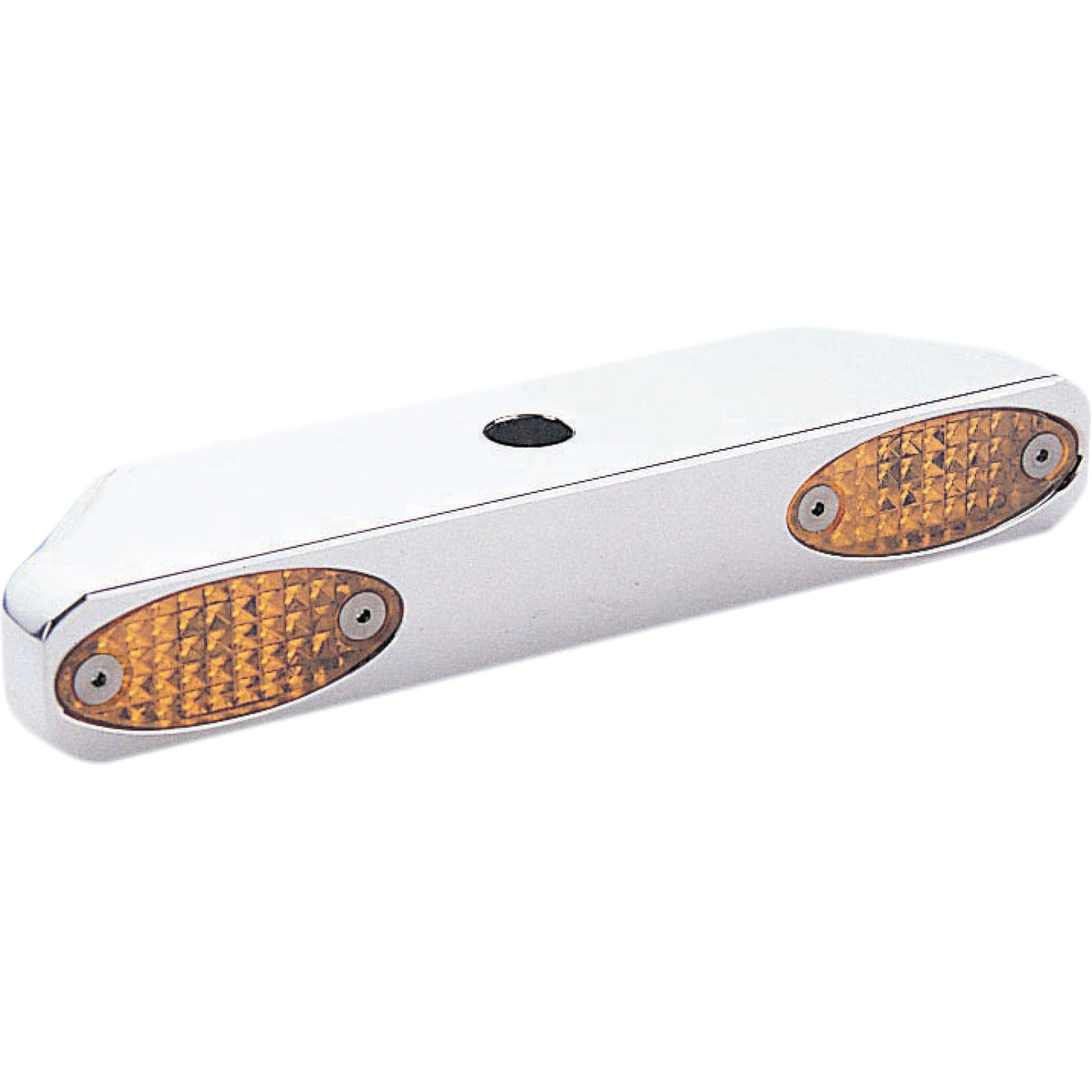 PRO-ONE Perf.mfg. Millennium Triple Tree Marker Light Bars Wide Chrome - 401730 For Harley Motorcycles 1940-2022