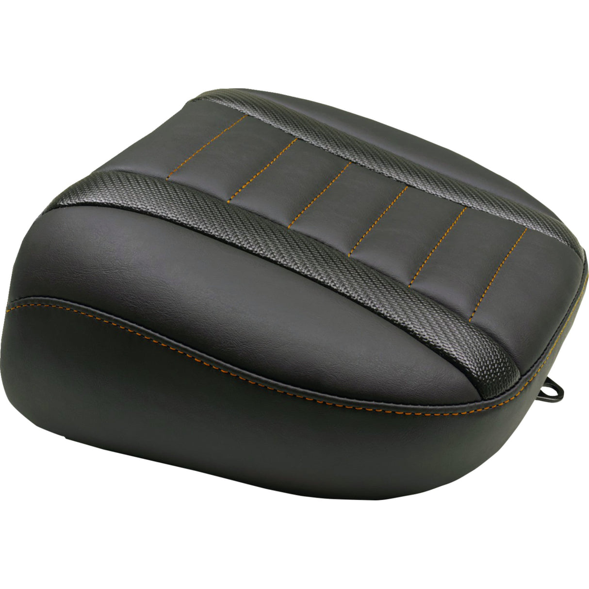 MUSTANG 0801-2164 88402MO Deluxe Touring Passenger Seat mandarin orange stitch - flt/flh '23-'25