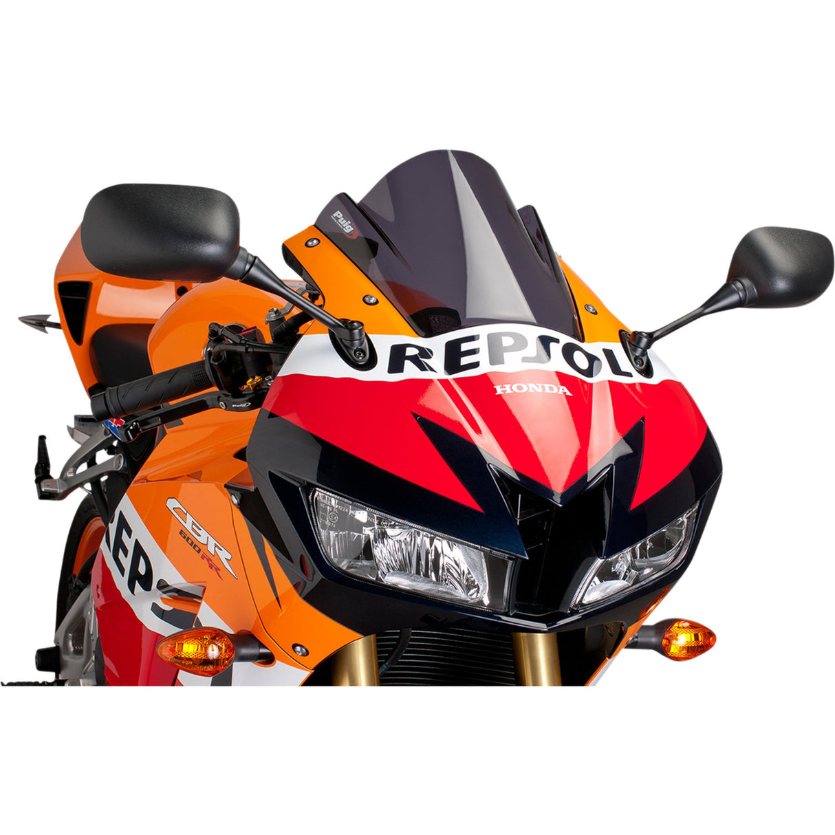 Puig Hi-Tech Parts Z-Racing Windshield - 6478F Honda CBR600RR 2013-2025