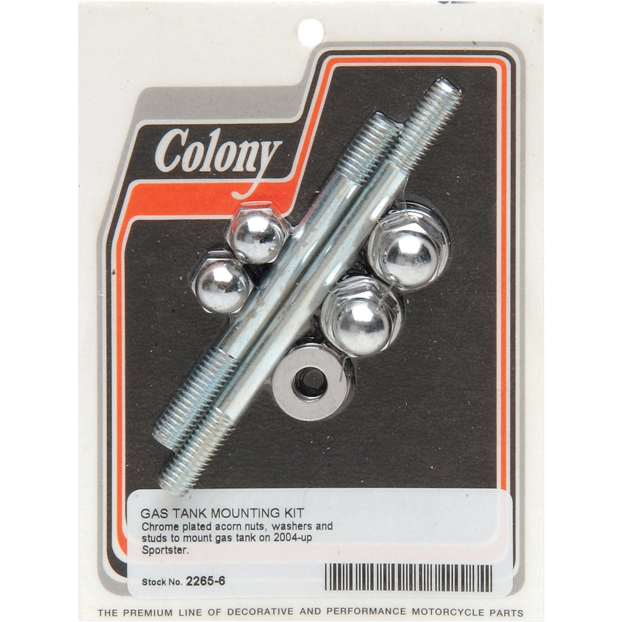 COLONY 2401-0119 2265-6 Gas Tank Mounting Hardware Kit Mount Kit - Gas Tank - XL