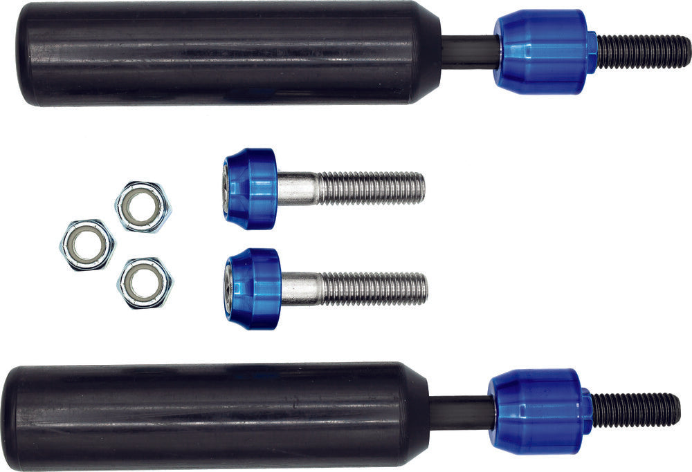 Santoro Fabworx SF50001 Shock Mount Sliders Black Dyna For Harley Motorcycles 2009-2017