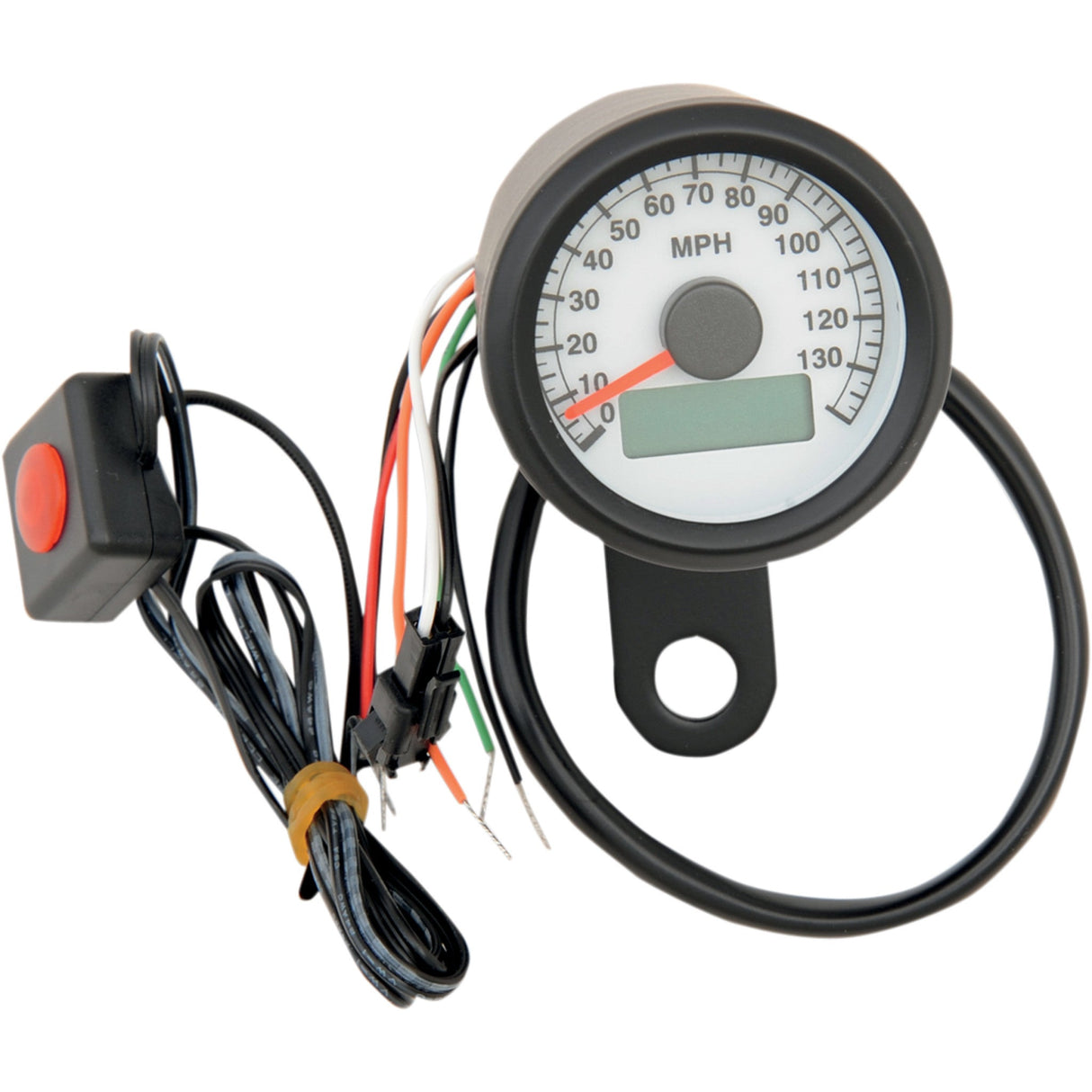 DRAG SPECIALTIES Programmable Mini Electronic Speedometer with Odometer/Tripmeter