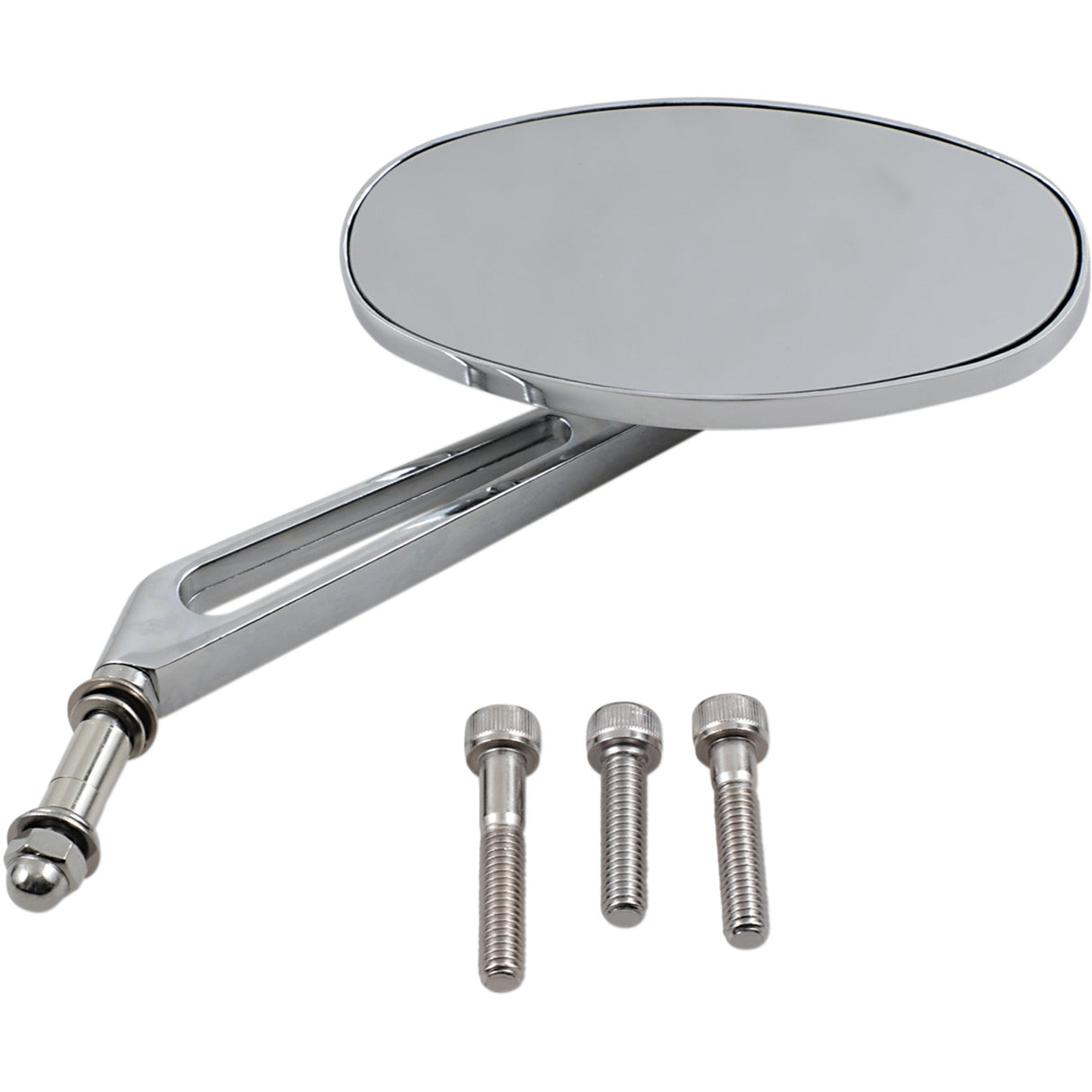 DRAG SPECIALTIES Stealth Mirror - Side View Oval Chrome