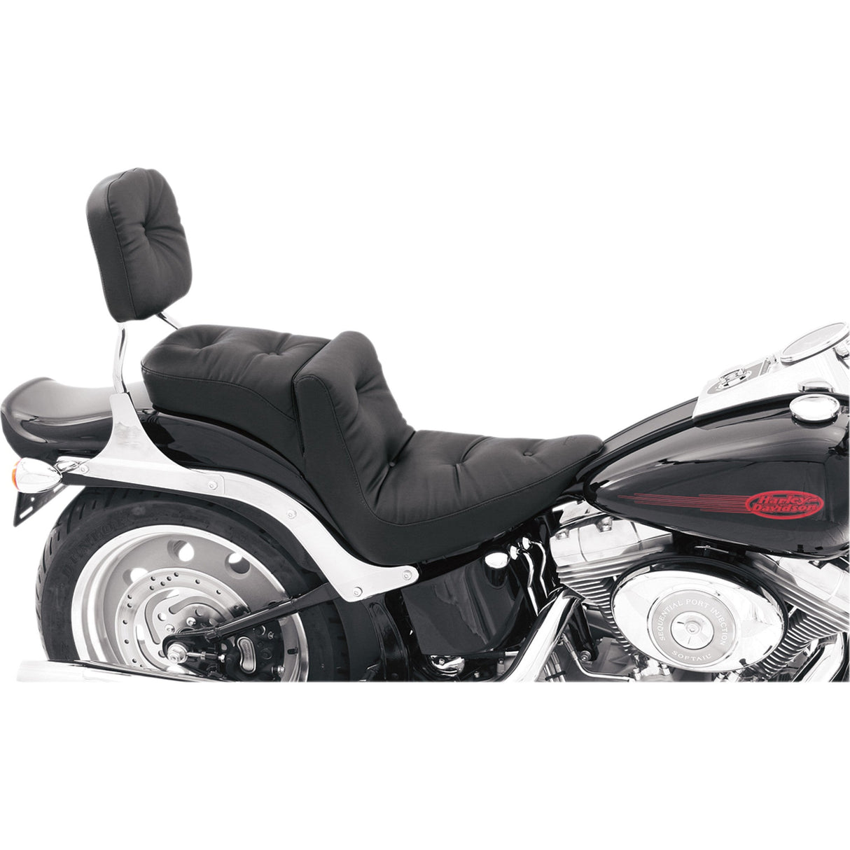 Mustang Regal Seat - 76390 For Harley Softail 2006-2017