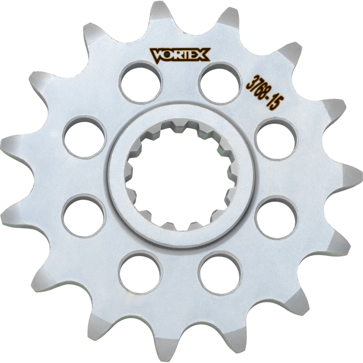 VORTEX 1212-2333 3768-15 Steel Countershaft Sprocket Front Sprocket - 15 Tooth - Silver - Ninja ZX-4RR
